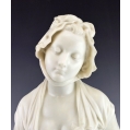 Fine 19C French Marble Bust Sculpture Jean Baptiste Greuze ( 1725-1805 ) image 11