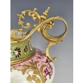 Fine 19C French Sevres Porcelain Gilt Bronze Enamel Centerpiece Bowl image 4