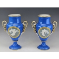 Fine 19C Pair French Limoges Porcelain Vases Henri Ardant image 10