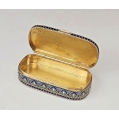 Fine 19C Russian Gilt Silver Enamel Snuff Box image 3