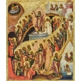 Fine 19C Russian Orthodox Icon of The Great Feasts image 7