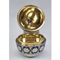 Fine 19C Russian Silver Champleve Enamel Easter Egg image 2