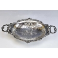 Fine 19C Russian Silver Repousse Basket image 1