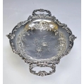Fine 19C Russian Silver Repousse Basket image 2