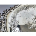 Fine 19C Russian Silver Repousse Basket image 11
