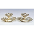 Fine Antique American Sterling Silver Pair Tazza Cake Stands image 6