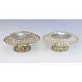 Fine Antique American Sterling Silver Pair Tazza Cake Stands image 15