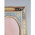 Fine Antique French Photo Frame Gilt Bronze Champleve Enamel image 3