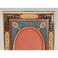Fine Antique French Photo Frame Gilt Bronze Champleve Enamel image 4