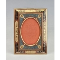 Fine Antique French Photo Frame Gilt Bronze Champleve Enamel image 6
