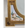 Fine Antique French Photo Frame Gilt Bronze Porcelain Sevres Style Tiffany & Co image 6
