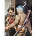 Fine Antique German KPM Porcelain Plaque Hunters Signed Sotheby's image 3