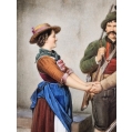Fine Antique German KPM Porcelain Plaque Hunters Signed Sotheby's image 4