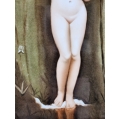 Fine Antique German KPM Porcelain Plaque Nymph image 6