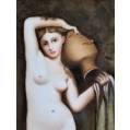 Fine Antique German KPM Porcelain Plaque Nymph image 7