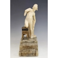 Fine Antique Italian Carved Marble Alabaster Statue Pietro Ceccarelli(1888-1949) image 3