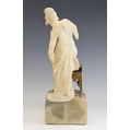 Fine Antique Italian Carved Marble Alabaster Statue Pietro Ceccarelli(1888-1949) image 6