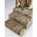 Fine Antique Italian Carved Marble Alabaster Statue Pietro Ceccarelli(1888-1949) image 10