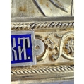 Fine Antique Russian Gilt Silver Enamel Icon Christ Pantocrator image 6