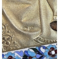 Fine Antique Russian Kazan Mother of God Icon Silver Gilt Cloisonné Enamel Oklad image 9