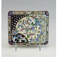 Fine Imperial Russian Silver-Gilt Cloisonné and Shaded Enamel Cigarette Case, 6th Moscow Artel image 1