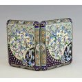 Fine Imperial Russian Silver-Gilt Cloisonné and Shaded Enamel Cigarette Case, 6th Moscow Artel image 3