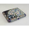 Fine Imperial Russian Silver-Gilt Cloisonné and Shaded Enamel Cigarette Case, 6th Moscow Artel image 4