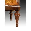 Fine Large 19C French Marquetry Parquetry Wood Gilt Bronze Commode Cabinet image 3