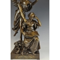 Fine Large 19C French Patinated Bronze Sculpture Henry Levasseur ( 1853-1934 ) image 10