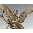 Fine Large 19C French Patinated Bronze Sculpture Henry Levasseur ( 1853-1934 ) image 11