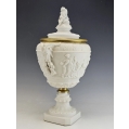 Fine Large 19C French Sevres Bisquit Porcelain Bronze Vase image 5