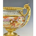 French Japonisme Gilt Bronze Mounted Japanese Satsuma Centerpiece, Late 19th Century image 16