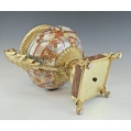 French Japonisme Gilt Bronze Mounted Japanese Satsuma Centerpiece, Late 19th Century image 17