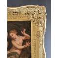 French Rococo, Late 18th/Early 19th c., Venus and Cupid Bathing, Oil on Panel image 3