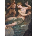 French Rococo, Late 18th/Early 19th c., Venus and Cupid Bathing, Oil on Panel image 6