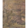 Gleb Bogomolov (1933–2016) Russian Nonconformist Mixed Media Abstract, 1987 image 5