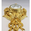 Gorgeous 19C French Gilt Bronze Wall Clock Paul Sormani image 11