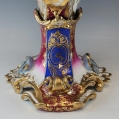 Gorgeous Large 19C French Pair Porcelain Old Paris Candelabras image 10