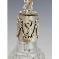 Gorgeous Pair 19C German Sterling Silver Crystal Claret Jugs image 7