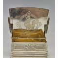 Huge 19C Russian Silver Salt Throne 346 gm image 4