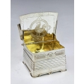 Huge 19C Russian Silver Salt Throne 346 gm image 5