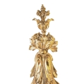 Huge Antique 19C French Pair Gilt Bronze Wall Sconces image 4