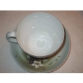 Huge Antique 19C Russian Unique Gardner Porcelain Cup Saucer Hand Painted image 2