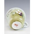Huge Antique 19C Russian Unique Gardner Porcelain Cup Saucer Hand Painted image 5