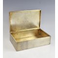 Imperial Russian Silver-Gilt Cigar Box with Simulated Wood Grain Decoration image 2