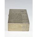 Imperial Russian Silver-Gilt Cigar Box with Simulated Wood Grain Decoration image 7