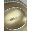 Imperial Russian Silver-Gilt Shaded Enamel Presentation Kovsh in Box image 8