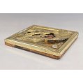 Russian Silver-Gilt Oklad Icon of the Vladimir Mother of God by Sazikov, Moscow, 1833 image 8