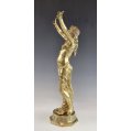 Jean Garnier (1853–1910) "Salammbô" French Orientalist Gilt Bronze Sculpture, 19C image 2