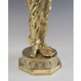 Jean Garnier (1853–1910) "Salammbô" French Orientalist Gilt Bronze Sculpture, 19C image 6